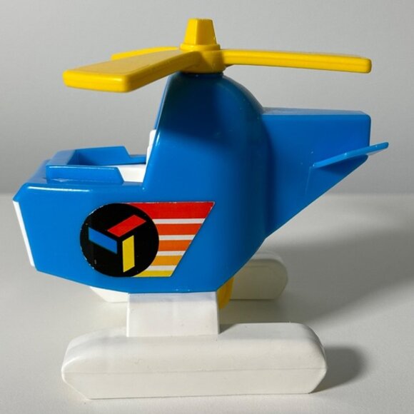 Vintage 70s 80s Fisher Price Air Lift Copter Set #635 - Picture 3 of 8